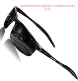 Replacement lens (grey) for sunglasses model 8177
