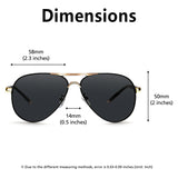 ARROWING Aviator Sunglasses