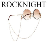 ROCKNIGHT Pearl Eyeglass chains Eyeglass cords Pince-nez chains for lady women